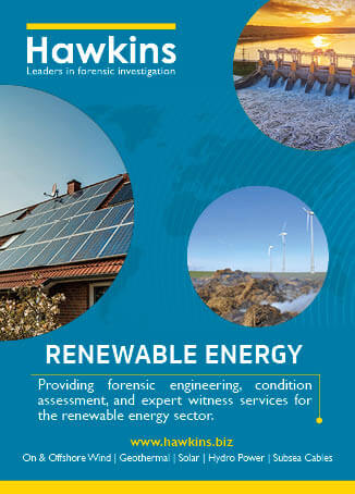 Front page of the Hawkins brochure for Renewable Energy