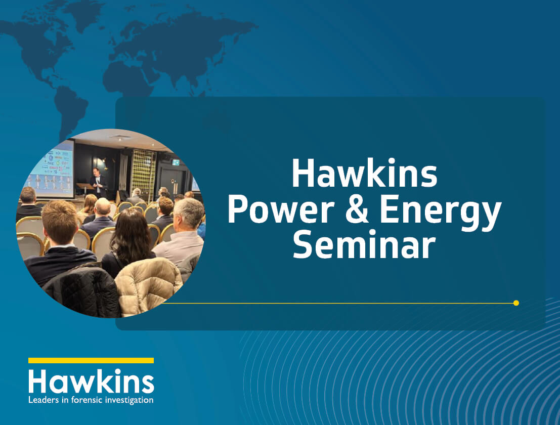 News Image to promote Hawkins' recent Power & Energy seminar in London