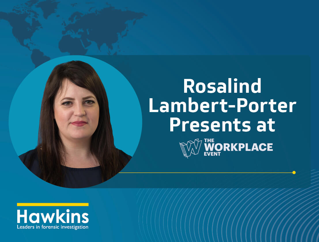 Image promotes that Ros Lambert Porter Presented at The Workplace Event