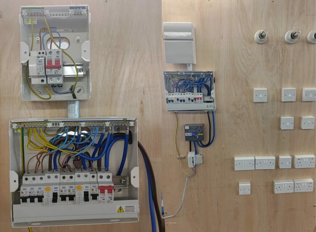 Hands on demonstration of a domestic circuit
