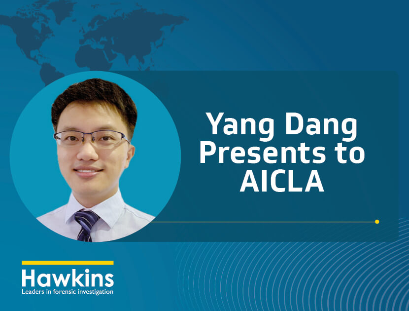 Yang Dang presents to AICLA